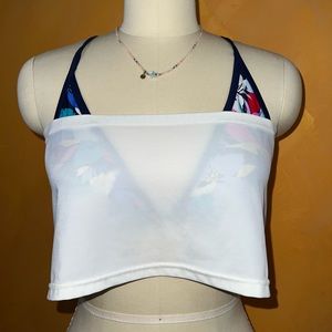 Dolce & Gabbana sheer white beachwear coverup (size M)